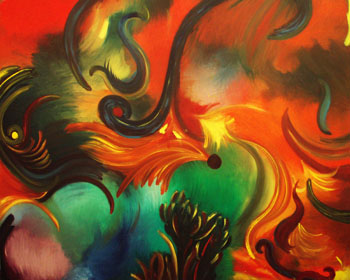 Melissa Ayr Contemporary Abstract "Bee Bop"